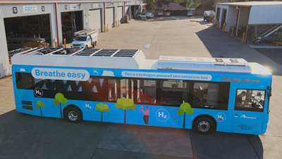 State's first hydrogen bus to hit Central Coast streets