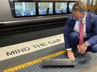 NEW TECHNOLOGY HELPS “MIND THE GAP”