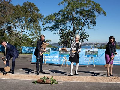 BUILD BEGINS ON AUSTRALIAN FIRST HOSPICE IN MANLY