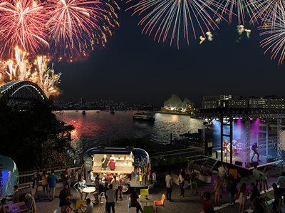 Party in the New Year on the Cahill Expressway